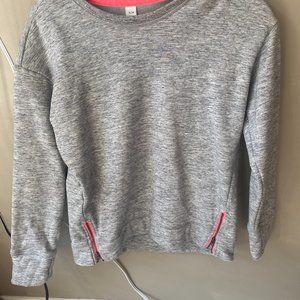 Athleta Grey Crewneck